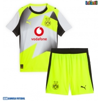 Camisa de Futebol Borussia Dortmund Felix Nmecha #8 Equipamento Secundário Infantil 2025-26 Manga Curta (+ Calças curtas)